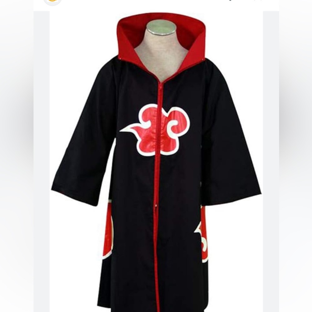 llovcomic Men's Cosplay Akatsuki Organization 1st Coat Costume✨